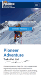 Mobile Screenshot of pioneeradventure.com
